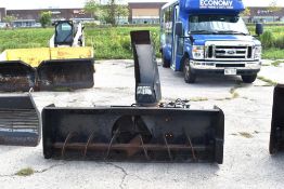 BOBCAT SKID LOADER 2 STAGE 73" SNOW BLOWER, MODEL 1812X73 SNOW BLOWER, S/N 712000366,