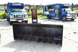 (2007) BOBCAT SKID LOADER 2 STAGE 84" SNOW BLOWER, MODEL SBX240X84, S/N 713600389, HYDRAULIC TYPE,