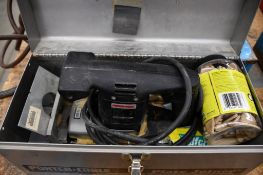PORTER CABLE MODEL 555 PLATE JOINER, CORDED, WITH CASE