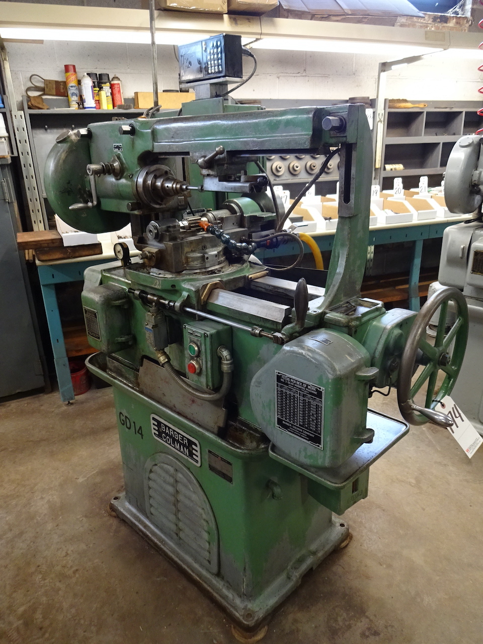BARBER-COLMAN NO. 6-10 GEAR HOBBER, S/N 5220