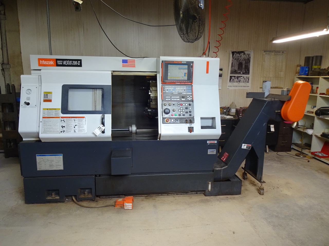 MAZAK MODEL QUICK TURN NEXUS 200II CNC TURNING CENTER, S/N 193763, MAZATROL MATRIX NEXUS CNC