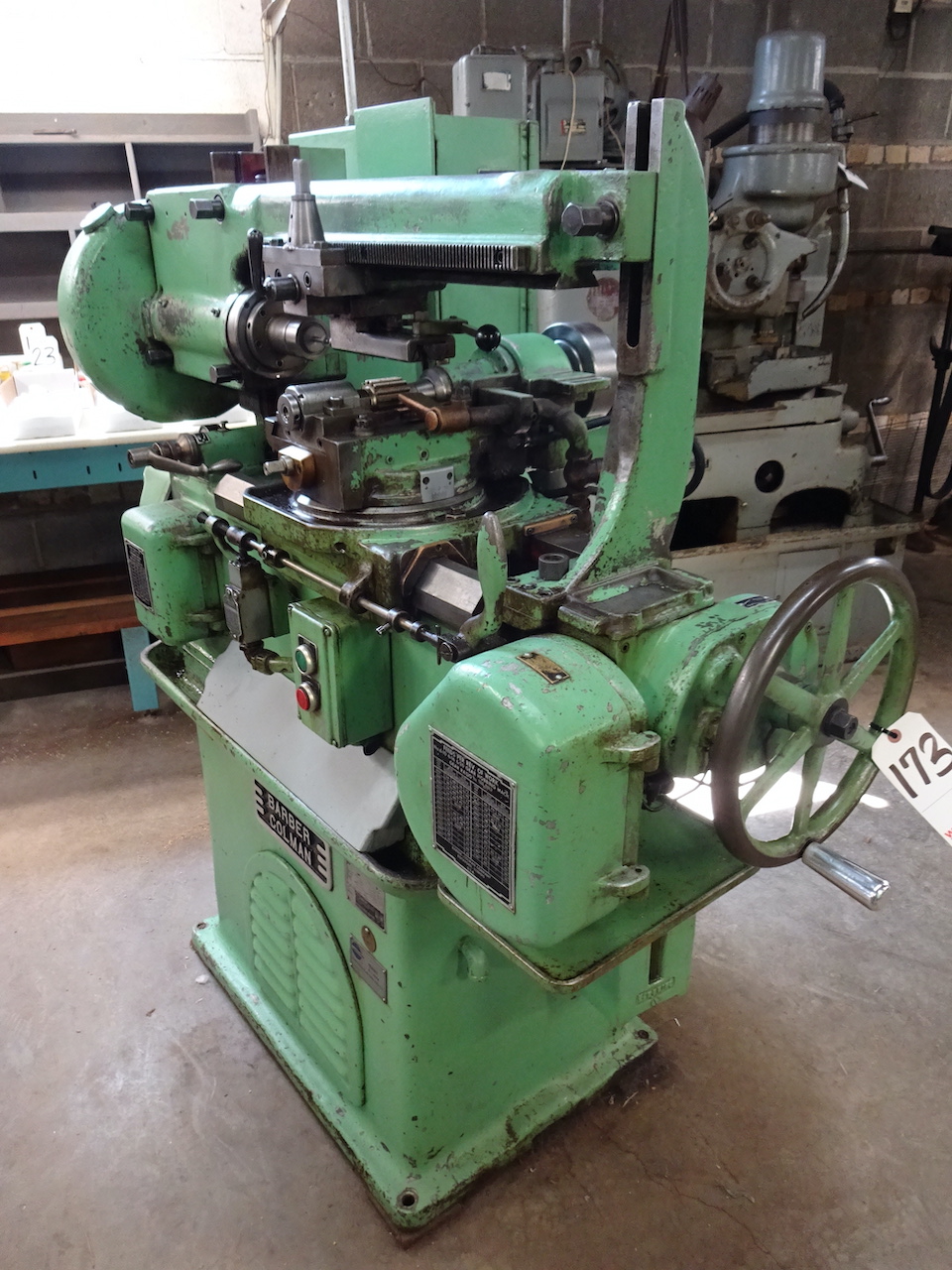 BARBER-COLMAN NO. 6-10 GEAR HOBBER, S/N 5009 (REBUILT IN 1986)