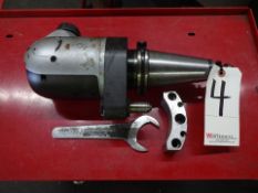 ALBERTI MODEL TCU-3,5 ADJUSTABLE ANGLE PRECISION MACHINING HEAD, 50-TAPER