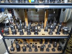 LOT (37) ASSORTED 40-TAPER CNC TOOL HOLDERS