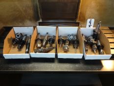 LOT (17) ASSORTED 40-TAPER CNC TOOL HOLDERS