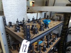 LOT (26) ASSORTED 40-TAPER CNC TOOL HOLDERS