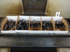 20 ASSORTED 40-TAPER CNC TOOL HOLDERS