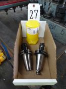 LOT (3) CAT 40 CNC TOOL HOLDERS