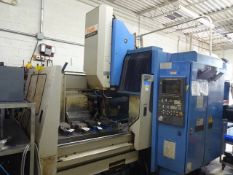 1991 MAZAK MODEL AJV-25/405 CNC VERTICAL MACHINING CENTER, S/N 95569, 21-1/2 IN. X 49 IN. (APPROX)