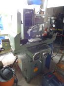 OKAMOTO 6 IN. X 12 IN. MODEL LINEAR 6-12/14 HAND FEED SURFACE GRINDER, S/N 1129193, SONY MODEL LF200