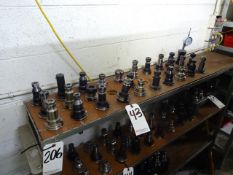 LOT (27) ASSORTED 40-TAPER CNC TOOL HOLDERS