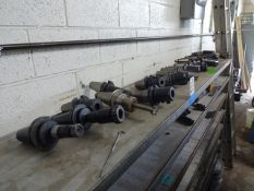 LOT (18) ASSORTED 50-TAPER CNC TOOL HOLDERS