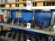 LOT (23) ASSORTED 40-TAPER CNC TOOL HOLDERS