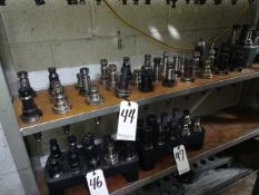 LOT (29) ASSORTED 40-TAPER CNC TOOL HOLDERS