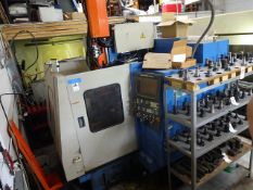 1991 MAZAK MODEL AJV-18N CNC VERTICAL MACHINING CENTER, S/N 101174, MAZATROL M32 CONTROL, 35-1/2 IN.