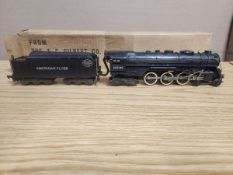 AMERICAN FLYER S GAUGE 322AC STEAM LOCOMOTIVE AND TENDER