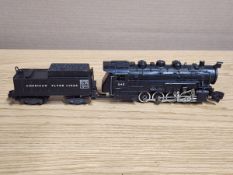 AMERICAN FLYER S GAUGE 343 LOCOMOTIVE AND TENDER