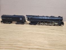AMERICAN FLYER S GAUGE 336 STEAM LOCOMOTIVE AND TENDER