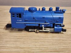 AMERICAN FLYER S GAUGE 21158 BLUE DOCKSIDE SWITCHER LOCOMOTIVE