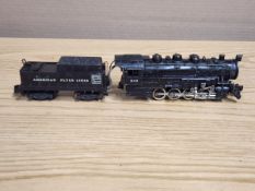 AMERICAN FLYER S GAUGE 343 LOCOMOTIVE AND TENDER