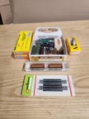 LOT OF N GAUGE TRAIN ACCESSORIES AND MISC