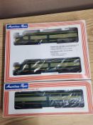 AMERICAN FLYER S GAUGE ERIE ALCO ABA DIESEL LOCOMOTIVE SET 4-8251 AND 4-8252