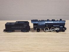 AMERICAN FLYER S GAUGE 307 LOCOMOTIVE AND TENDER