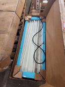 4; LIGHT FIXTURE FOR PAINT BOOTH - 1 BULB BROKEN