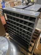 DURHAM MFG METAL SORTER CABINET 34 X 8.5 X 42"