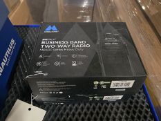 2 MIDLAND BIZTALK BUSINESS BAND TWO-WAY RADIOS - MB400 SERIES
