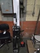 4 YARD HAND TOOLS - STRING TRIMMER, WEED WHACKER, CUTTER ATTACHMENT, AND POLE HEDGE TRIMMER.