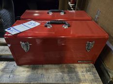 2 WEST WARD METAL TOOLBOXES