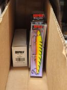 10 RAPALA HUSKY KER FIRE TIRED LURES - HJ12 FT