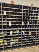 4 METAL 42 SLOT SORTER CABINETS 34" X 12" X 42"