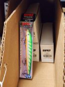 10 RAPALA HUSKY JERK GREEN TIFER UV LURES - HJ14 GTU