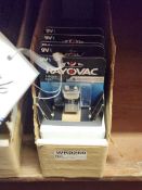17 RAYOVAC 9V HIGH ENERGY BATTERIES