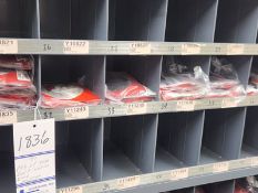 47 PACKS OF YUM BAIT IN 6 BINS 1 ROW, AVERT 8.99