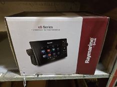 1 RAYMARINE ES SERIES 7" HYBRID TOUCH MULTI-FUNCTIONAL DISPLAY SERIAL# 0160015