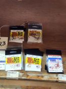 21 PACKS AAST. FISHING HOOKS-TRU TURN BAITHOLDER SIZE 4, WORM HOOK SIZE 2/O, PANFISH CRAPPIE SIZE...