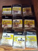 47 PACKS OF TEAM CRAPPIE FISHING HOOKS SIZES 1, 2, 4, & 6