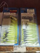 2 PACKS OF 12 TEAM CRAPPIE SLAB DRAGGERS 1/16 OZ. LURES