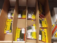 32 PACKS OF ASSORTED STRIKE KING KVD PERFECT PLASTICS SOFT BAITS