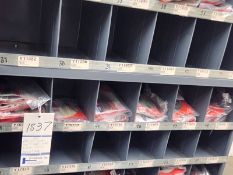 35 PACKS OF YUM BAIT ASST. STYLE IN 6 BINS ON ROW, AVERT 8.99