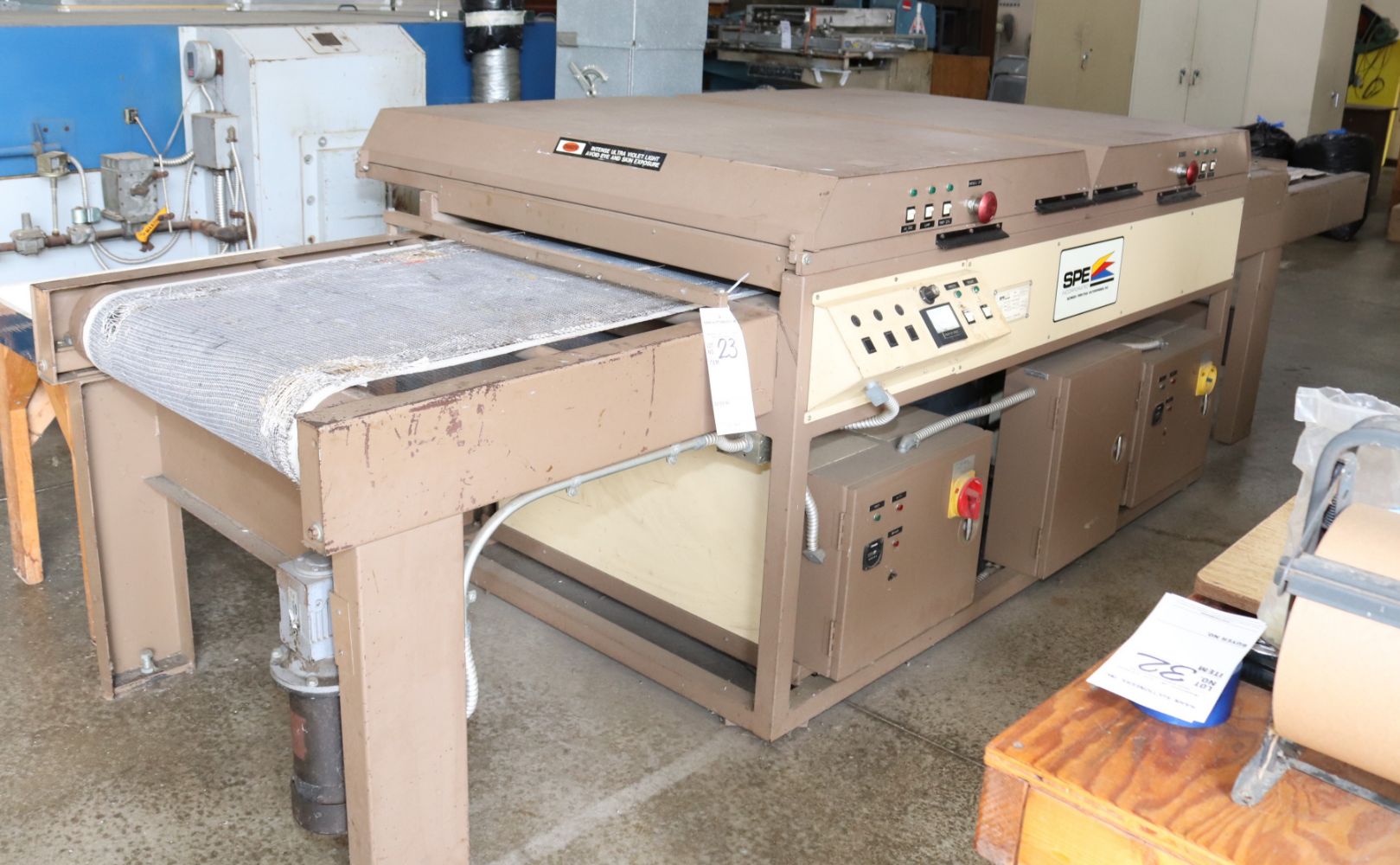 GLASS SCREEN PRINTING EQUIPMENT AUCTION