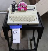 CART & TYPEWRITER