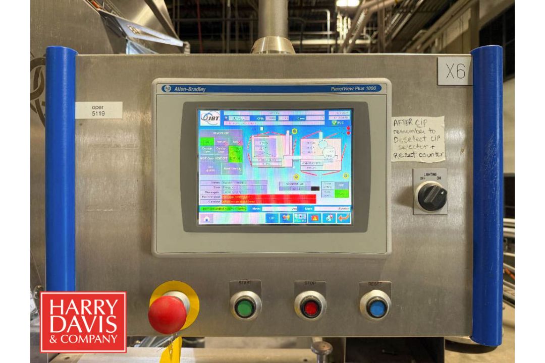 2017 JBT Rotary Unifiller, Model: XL-U848, S/N: 377 with Auto-Lube System and Control Panel - Image 6 of 12