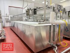 Stoelting 3,800 Gallon Cottage Cheese Vat, S/N: 301308NK9901 with Top Track and Curd Handling