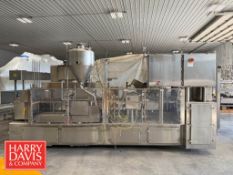 Osgood 4-Lane Cup Filler, Model: 4400, S/N: 375 with Spare Parts (8mm Cup Diameter) (Location: Elma