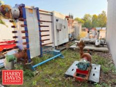 Alfa Laval Ammonia/Glycol Cooling System with Plate Heat Exchanger, S/N: 3011065793, Glycol Skidded