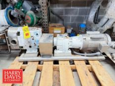 SPX Positive Displacement Pump, Model: 130-U2, S/N: 213497-98, In-Line Drive with 7.5 HP Motor